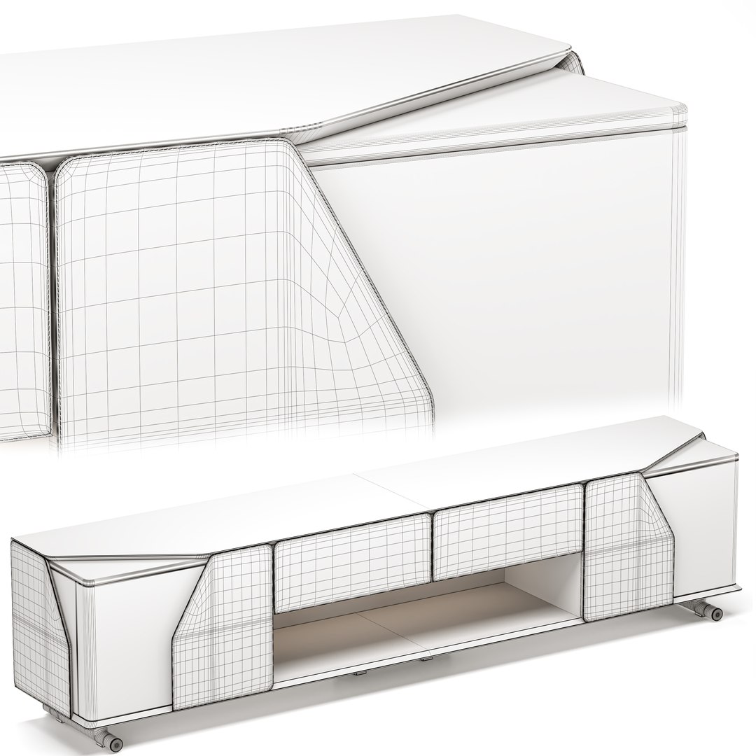 Turri Vine Mobile Tv Unit 3D - TurboSquid 2085056
