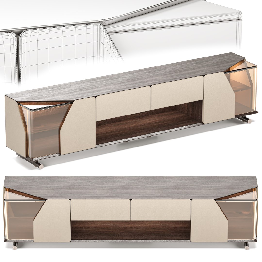 Turri Vine Mobile Tv Unit 3D - TurboSquid 2085056