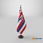 USA States hawaii Flag Stand