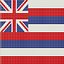 USA States hawaii Flag Stand