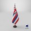 USA States hawaii Flag Stand