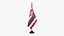 USA States hawaii Flag Stand