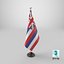 USA States hawaii Flag Stand