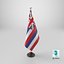 USA States hawaii Flag Stand