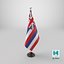 USA States hawaii Flag Stand