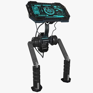 Sci-Fi Console 3D model