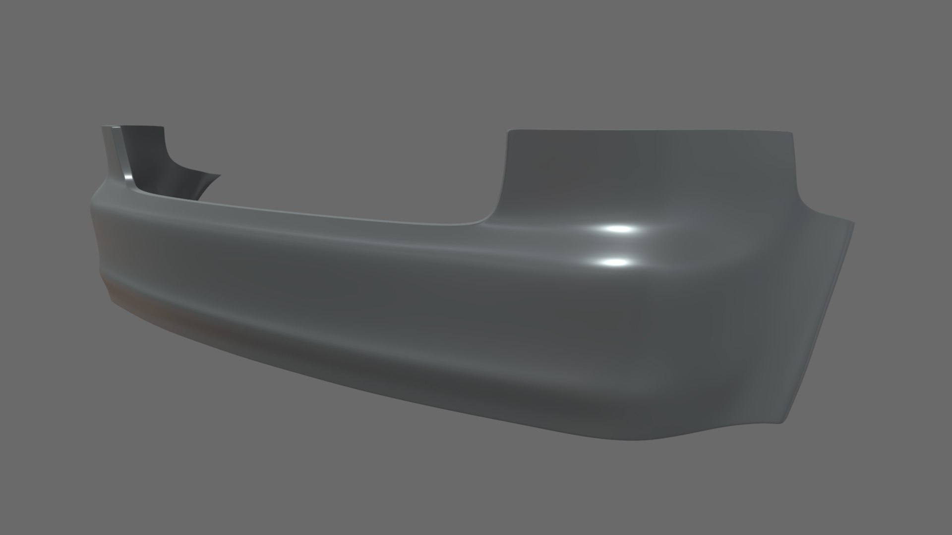 Rear Bumper Audi A3 3D Model - TurboSquid 2020456