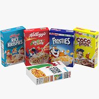 Cereal Boxes Set