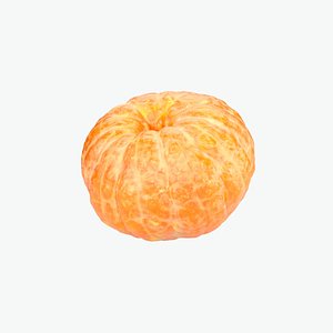 3D model Mandarin Peeled