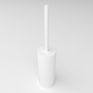 3D toilet brush