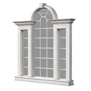 Architectural Classic Window 3D Model 9 3D model