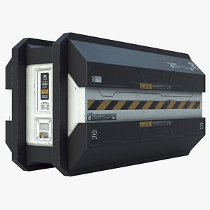 3D model Sci Fi Container HD