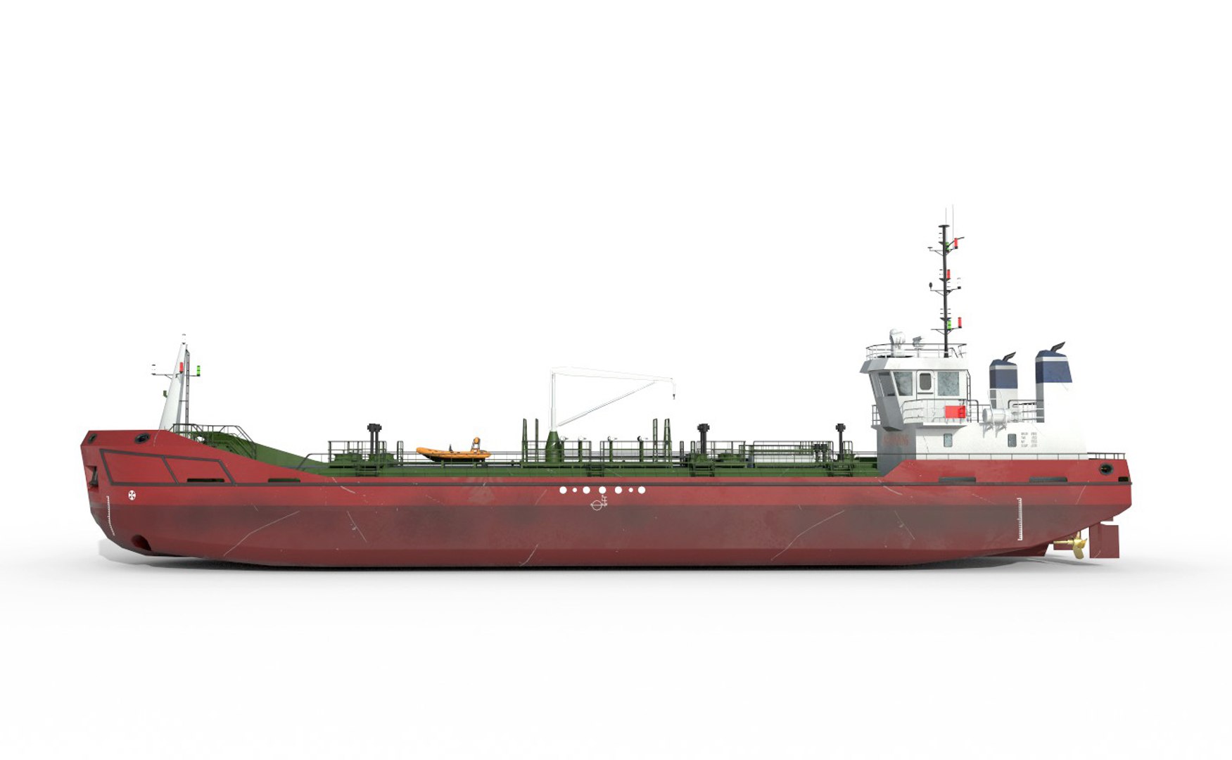 3D Small Tanker Model - TurboSquid 1627030