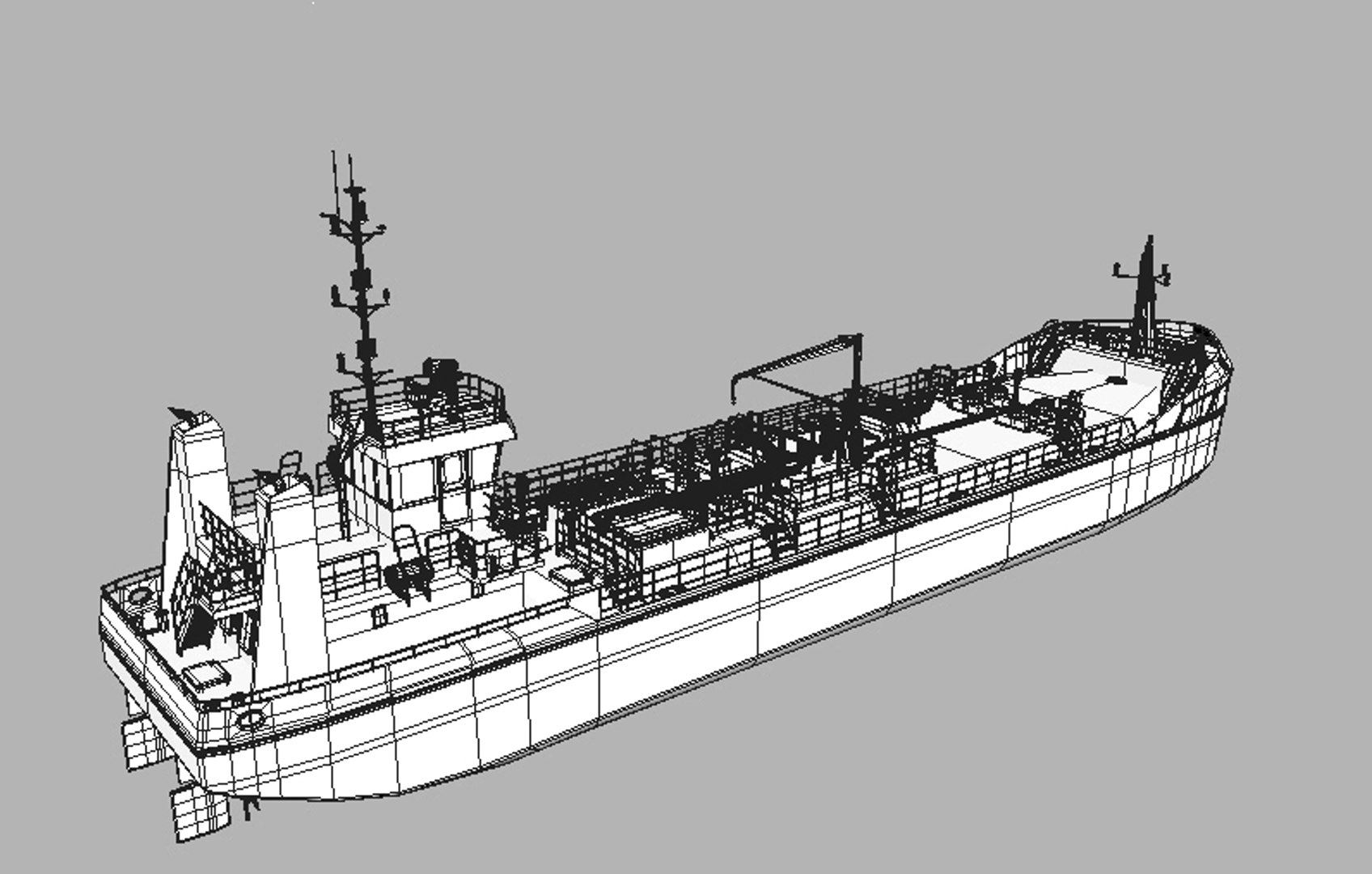 3D Small Tanker Model - TurboSquid 1627030