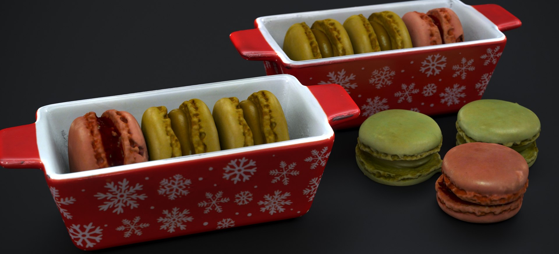 3D CHRISTMAS DESSERT DISH WITH MACARONS 2024 https://p.turbosquid.com/ts-thumb/cb/0TjtoG/kW/christmasdessertdishwithmacarons2024img000/jpg/1714493631/1920x1080/fit_q87/c3c78d7c942ffca72dfebeba243a90d2ae47d6e9/christmasdessertdishwithmacarons2024img000.jpg