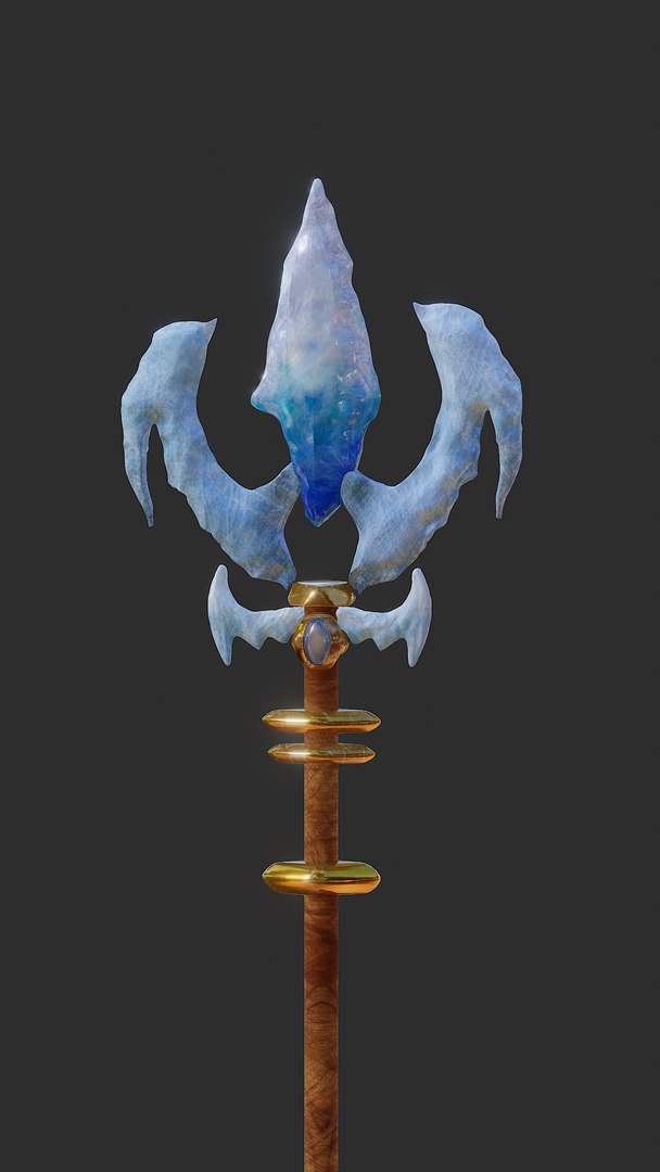 Frozen Feather Staff 3D Model - TurboSquid 2005300