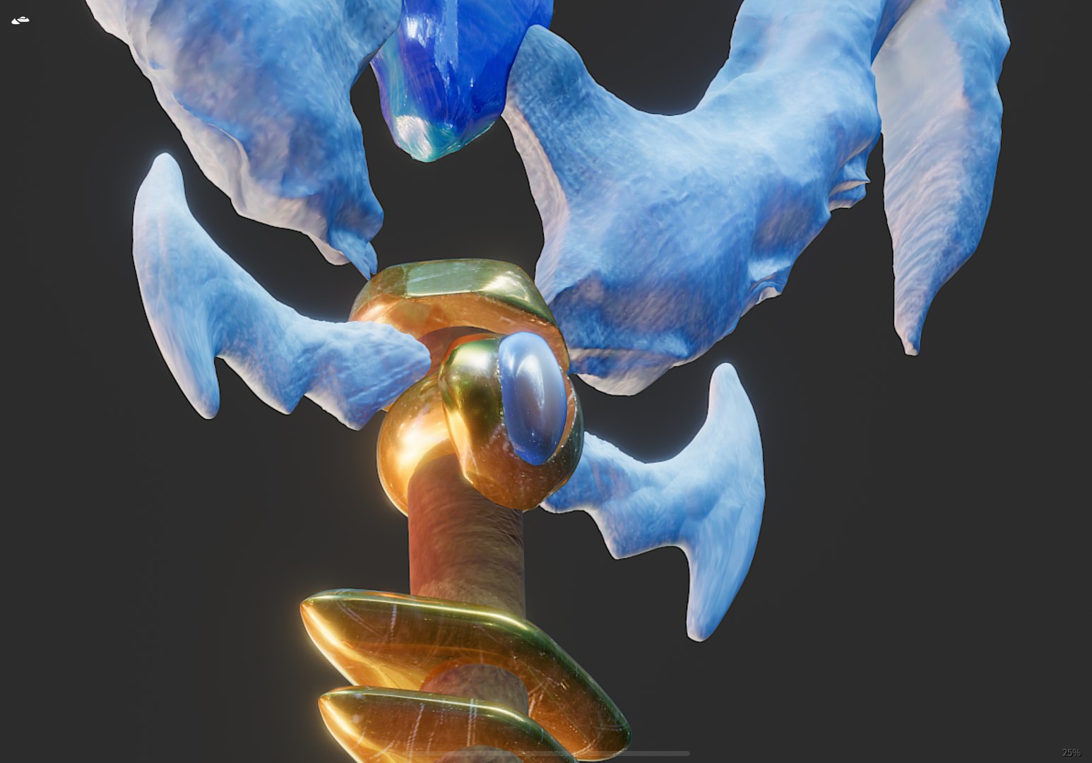 Frozen Feather Staff 3D Model - TurboSquid 2005300