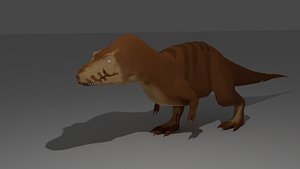 3D T-rex Model rig model