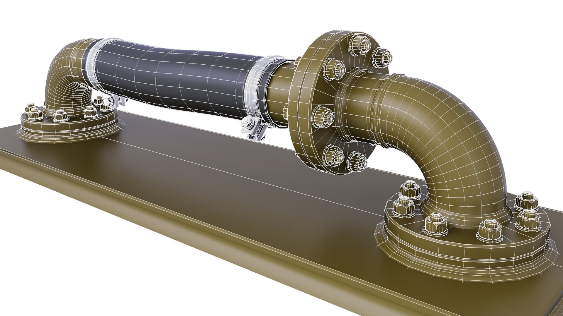 3D pipe - TurboSquid 1598617