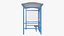 Bus stop clean-dirty 3D model