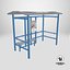 Bus stop clean-dirty 3D model