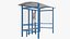 Bus stop clean-dirty 3D model