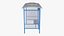 Bus stop clean-dirty 3D model