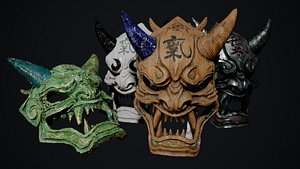 ONI Rage mask 3D model