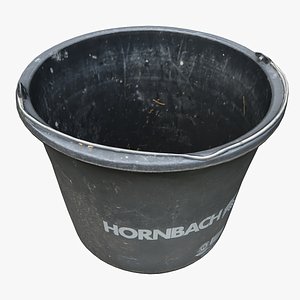3D Bucket Dirty 01