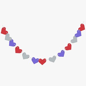 Heart Shaped Garland 06