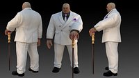 Kingpin Wilson Fisk Marvel 3D Model  High Quality Rigged