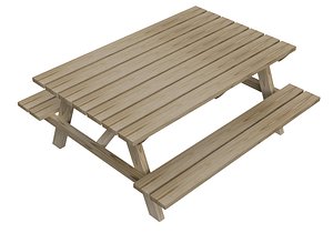 Picnic table wood
