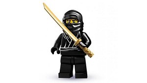 Lego Ninja - Rigged Minifigure - 8683-12