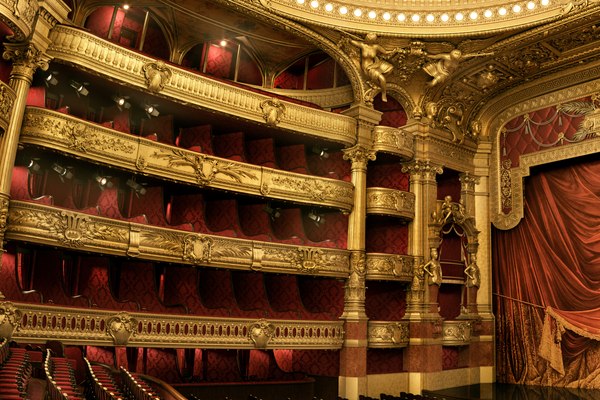 3D interior scene opera garnier - TurboSquid 1194044