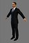 Barack Obama modello 3D C