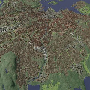 3D Oslo Norway - city and urban model