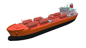 3D ship boat tanker chemical