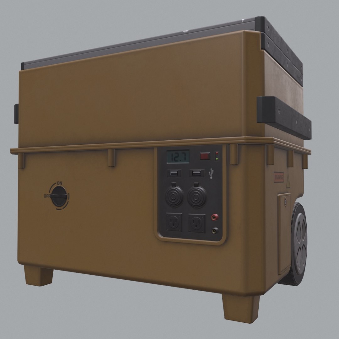 Solar Generator 3D Model - TurboSquid 1411291