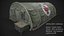 modern military tent enhanced 3D