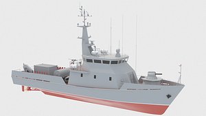 10750E Raid minesweeper 3D model