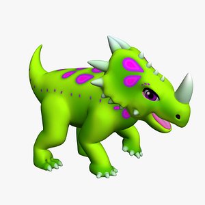 Cartoon Dinosaur 3D Models for Download | TurboSquid