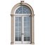 Arched classic facade window Entrance door Arched Opening