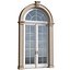 Arched classic facade window Entrance door Arched Opening