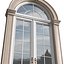 Arched classic facade window Entrance door Arched Opening