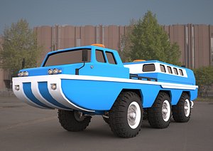 ZIL-49061 water and land vehicle