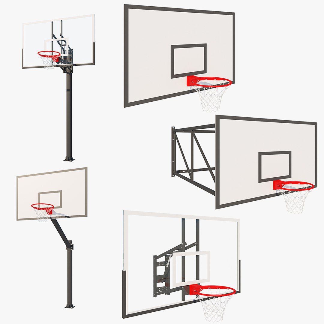 Basketball Hoops 3D Model TurboSquid 2042757