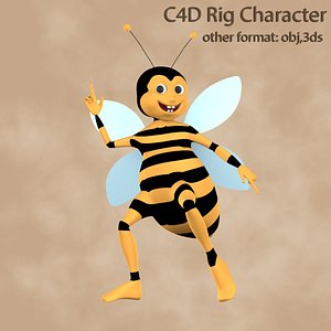 3dsmax rig bee character