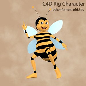 Bee Rigged Character