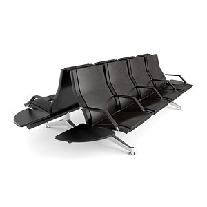 3d chair airports stations mauro model
