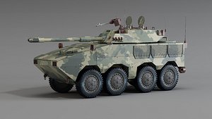 ZTL-11 wheeled assault vehicle 105mm assault gun combat vehicle